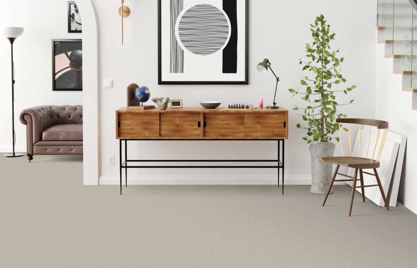 carpet flooring installation in office